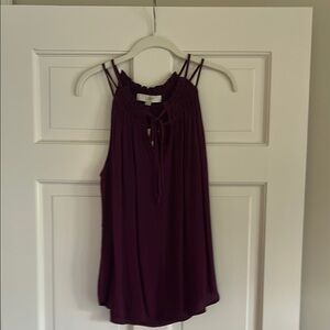 Women's Purple Sleeveless Top